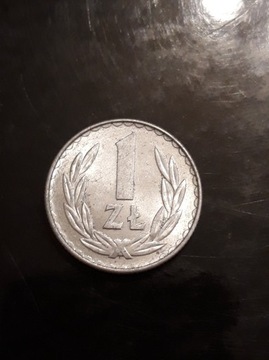 1 zł złoty 1976 r. mennicza  IDEAŁ, z rolki