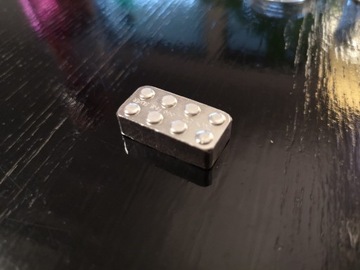 Lego klocek - srebro 1oz 