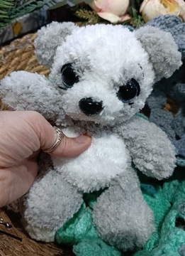Mini panda maskotka szydełkowa prezent 25cm