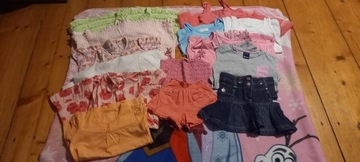 Paka zestaw ubrań letnich dla dziewczynki 104
