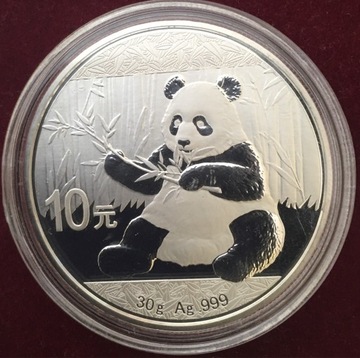 Panda 2017, 30g srebra
