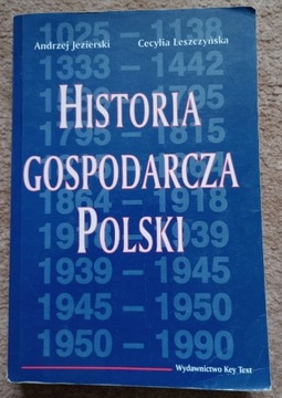 Historia gospodarcza Polski Andrzej Jezierski