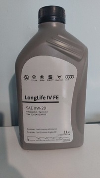 Oryginalny olej Volkswagen LongLife 4FE 0W-20 