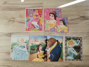 Karteczki kolekcjonerske do segregatora Księżniczki Disney