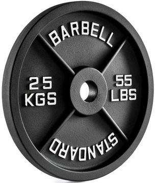 Obciazążenie olimpijskie Standard Barbell 25 kg