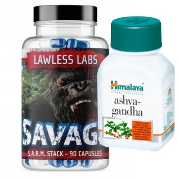 Lawless Labs Savage 90 kaps. GRATIS Ashvaganda!!!