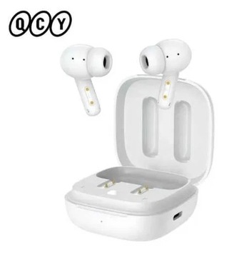 QCY T13 ANC słuchawki bezprzewodowe z aktywną redukcją szumów - białe