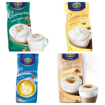 Zestaw Capuccino Krüger mix 4x500 g z Niemiec 