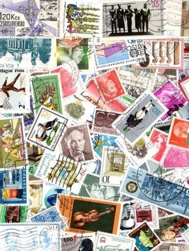 Znaczki pocztowe świata 1000 szt.  g1
