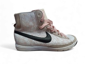 Sneakersy Nike Blazer mid biało różowe rozmiar 40