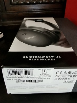 Słuchawki bezprzewodowe Quietcomfort 45 Wireless