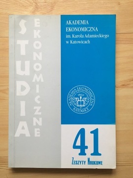 Studia ekonomiczne 41