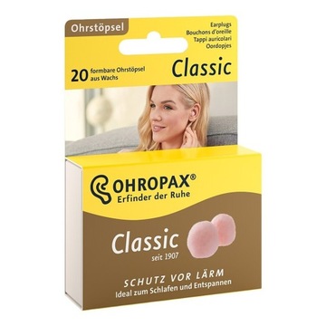 Ohropax Classic stopery do uszu (20 szt.)