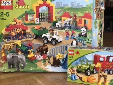 Lego Duplo ZOO nr 6157 oraz zestaw 10550 gratis.