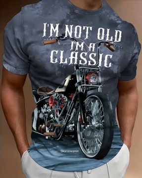 T-shirt z nadrukiem Im not Old L