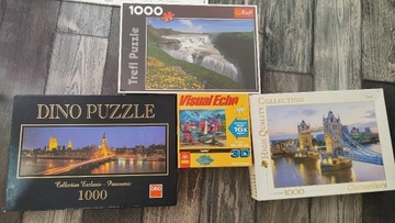 Dino, Clementoni, Trefl puzzle 1000