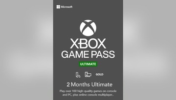 Xbox Game Pass Ultimate 2 miesiące One/ S/X 60 dni