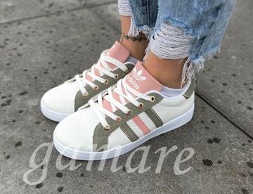 Adidas superstar 36-41 białe paski wiosenne nowe