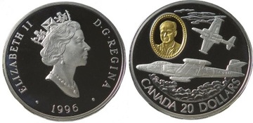 CANADA 20 DOLLARS 1996 PROOF, J. ŻURAKOWSKI