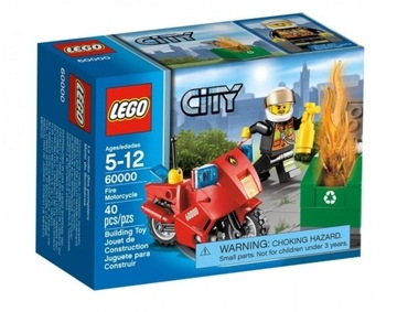 LEGO City 60000 - Motocykl strażacki