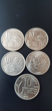 Serbia 10 dinarów