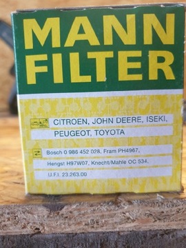 Filtr Mann W68/3