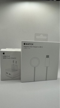 Zestaw Ładowarka 35 W + Ładowarka do Apple Watch ze złączem USB -C 1 M