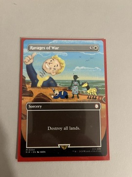 Ravages of war fallout magic the gathering 