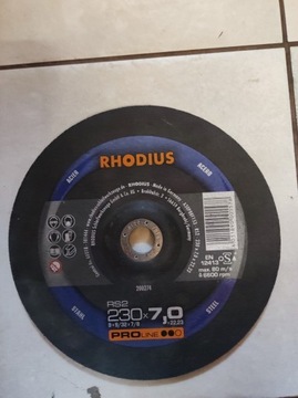 Tarcza do szlifowania metalu Rhodius 230x7