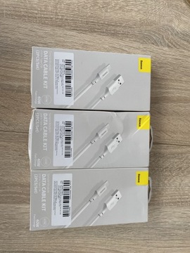 Kabel USB-C TYP C, PD, 20W, 1.5m (biały) 6 Szt.