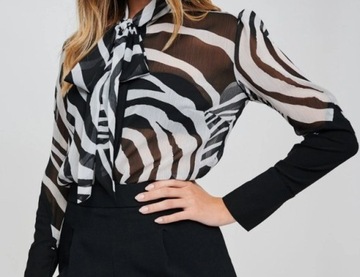 Koszula szyfon Zebra Yan Neo London r.XL/14
