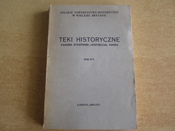 TEKI HISTORYCZNE TOM XVI LONDYN 1969