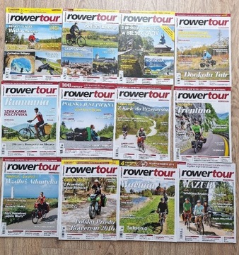 magazyn turystyki rowerowej RowerTour 2016 (12 szt)