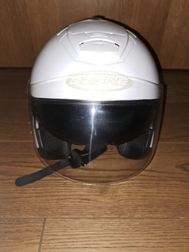 Kask motocyklowy Ozone Open Face r. M biały