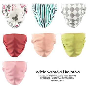 MASECZKI wielorazowe! 100% BAWEŁNA 