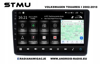 Radio android 9.1" VOLKSWAGEN TOUAREG I 02-10