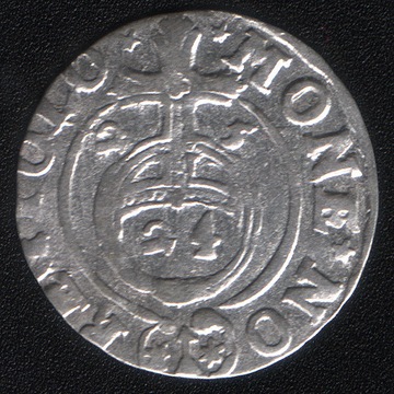 półtorak Zygmunt III Waza 1625 połysk detal