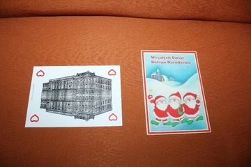 Kartki pocztówki z motywem Świąt Bożego Narodzenia