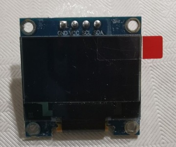 Wyświetlacz  0,96" I2C OLED niebieski Arduino