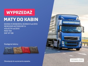 Dywanik mata podłogowa SCANIA MERC VOLVO MAN DAF