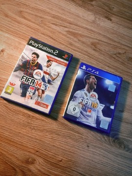 Fifa 14 PS2 Polska wersja + Fifa 18 PS4