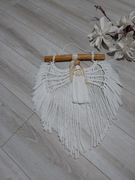 Anioł stróż z makramy handmade