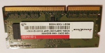 Pamięć RAM DDR3 1 GB 1066 MHz SODIMM Synology