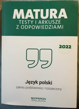 Matura Testy i arkusze. Język Polski