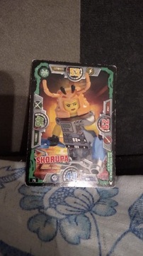 Lego Ninjago karta Skorupa nr 76 seria 3