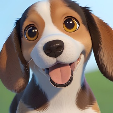 Personalizowany kreskówkowy portret twojego psa