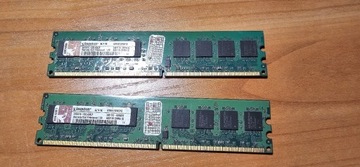 Pamięć RAM 2x 1gb DDR2 KINGSTON BCM