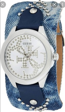 Zegarek guess metka bransoleta jeans