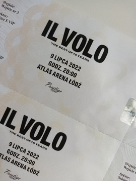 Bilety VIP na koncert IL VOLO 09.07 Łódź