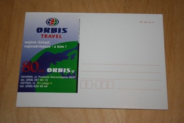 Kartka pocztowa Orbis 80 lat Gdańsk Gdynia